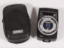 PRL) GOSSEN LUNALITE SBC ESPOSIMETRO FOTOGRAFICO + CUSTODIA EXPOSURE METER      