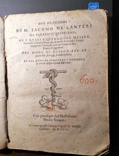 1557 DE LANTERI. Modo di disegnare le piante delle fortezze e delle città