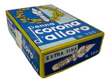 Scatola di Pennini Penna Corona d'Alloro N.720 EF