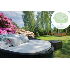 Coprisedia divano letto a giorno verde impermeabile giardino esterno protezione