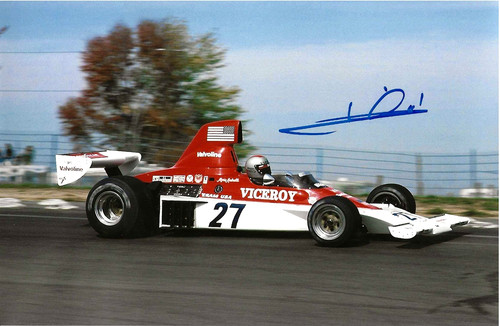 Mario andretti firmato 12x8 - andretti,