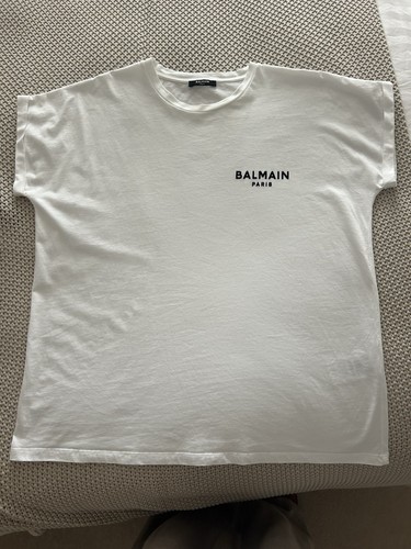 Shirt donna bianca balmain - t-shirt,