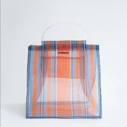 Borsa shopper righe - borsa,