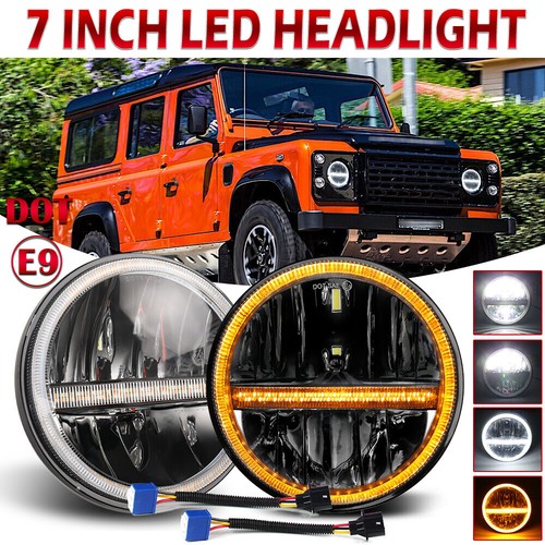 Coppia fari led pollici per - led, 7