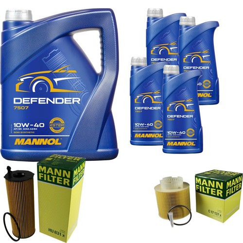Mann filter controllo set - mann-filter, 9l