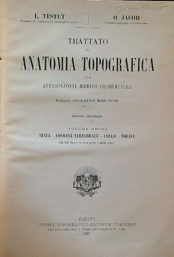 Trattato anatomia - di,