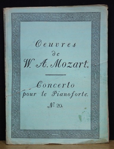 Concert pour pianoforte - pour, kv