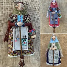 Bambola strega da cucina fatta