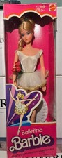 Barbie ballerina pink card - barbie,
