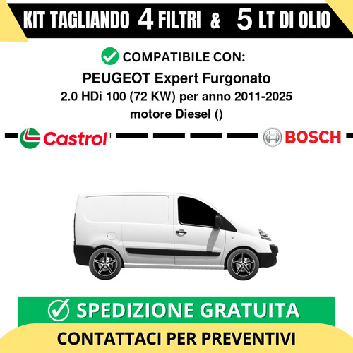 Tagliando filtri bosch 5 - tagliando, e