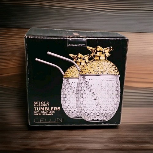 Set bicchieri ananas - 2,