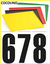 3 x numero di partenza o targa