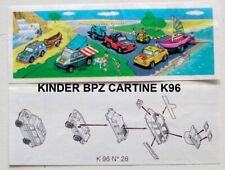 KINDER CARTINE / BPZ  K96 - SCEGLI DAL MENU TENDINA