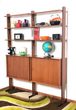 LIBRERIA 2 Campate BIFACCIALE Anni 60  VINTAGE MODERNARIATO DESIGN FORNITURE