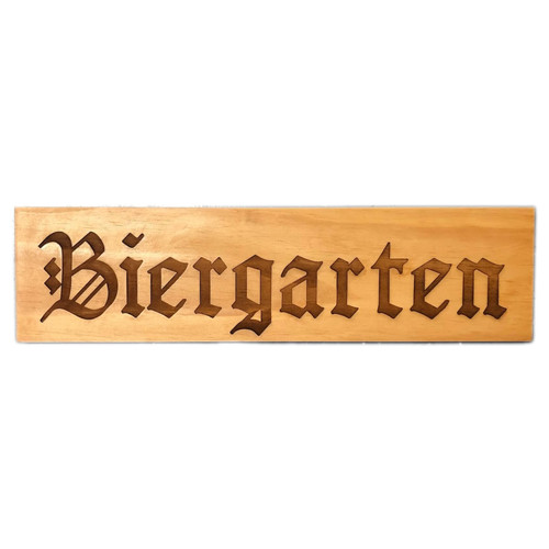Targa insegna giardino birra