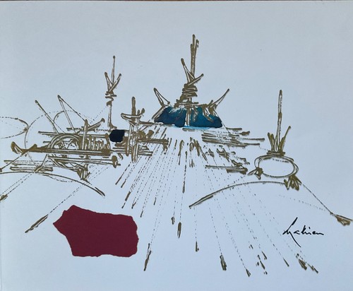 Georges mathieu grande carte - mathieu,
