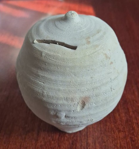 Traditional clay money bank - clay, /