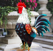 Decorazione Gallo in Metallo