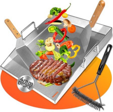 Piastra acciaio per barbecue