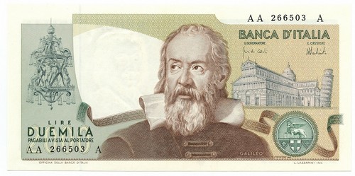 2000 lire galileo galilei - 2000,