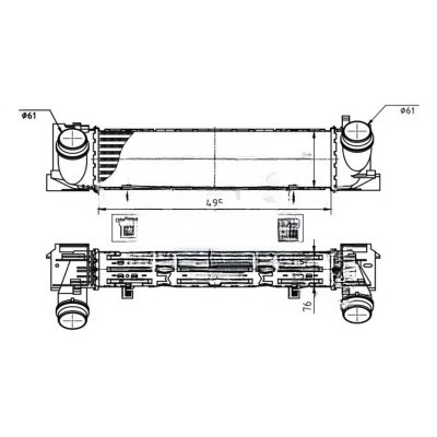 Intercooler per bmw serie - serie, 1