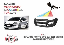 Paraurti Anteriore : Verniciatura Inclusa, Fiat Punto Evo dal 2009 al 2011