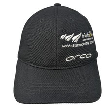 Cappello da baseball Triathlon Orca Fitted nero taglia unica ricamato Unifit