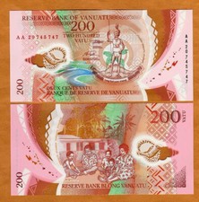 Vanuatu, 200 vatu, 2020, P-12b, POLIMERO, UNC