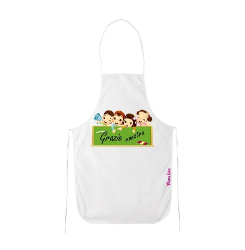 Grembiule bianco cucina - grembiule,