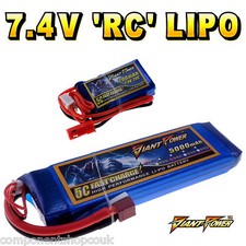 7.4V 120mAh - 5000mAh 2S RC Batteria Lipo fino a 50C Tutti Misure + su