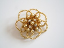 Vintage Spilla Perle