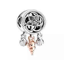 Charm Openwork Acchiappasogni con Conchiglie Mare ciondolo bracciale idea regalo