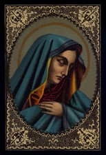 antico santino cromo-holy card