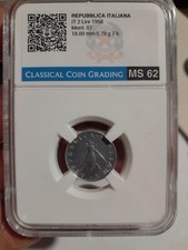 2 LIRE  1958 in Slab