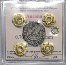 Ancona Repubblica Autonoma Denaro Monete antiche medievali e rinascimentali