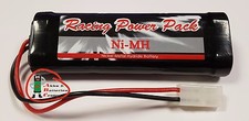 Batteria RC Racing Pack 7,2V 2000mAh Ni-MH Modellismo con Connettore Tamiya Power Pack 