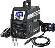 220V Saldatrice 120A Arco Lift TIG FLUX MIG Senza Gas 3 in 1 Saldatrice Filo Sen