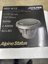 ALPINE HDZ-W12 SUB 12" 2400W