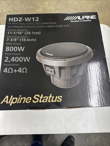 Alpine hdz w12 sub 2400w - hdz-w12,