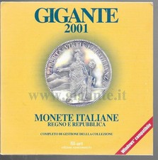 GIGANTE 2001 monete ITALIANE