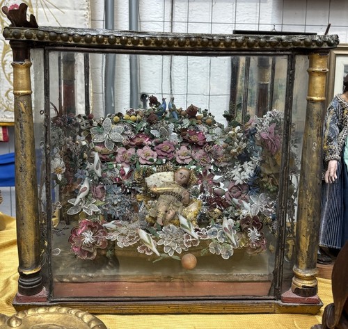 Antica maria bambina cera - maria,