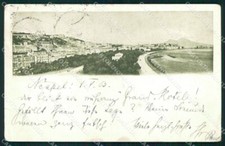 Napoli Città Veduta Generale con Vesuvio cartolina MX4140