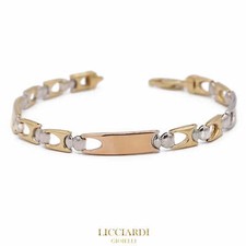 Bracciale uomo piastre semi