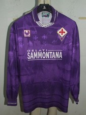 MAGLIA CALCIO SHIRT MAILLOT SPORT MATCH WORN FIORENTINA n°17 INDOSSATA 90'S