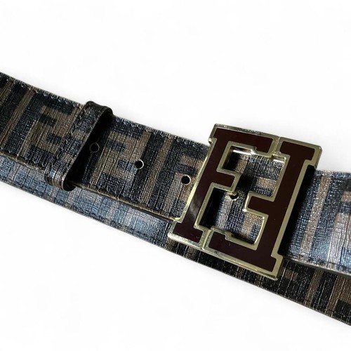 Fendi buckle belt zucca - ff,
