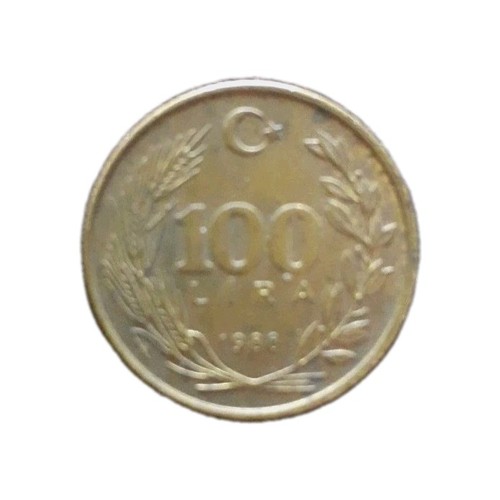Moneta turchia 100 lire 1988 - turchia,