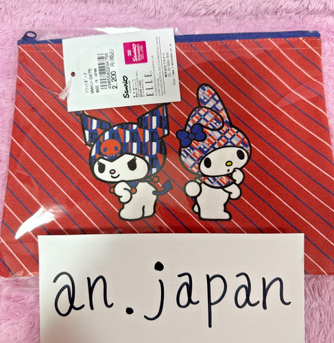 Sanrio flat pouch elle my - flat,