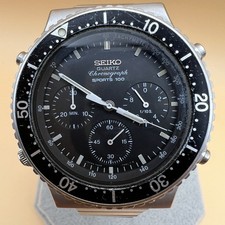 Iconico Cronografo Vintage Seiko Quartz "Sports 100" (7A28-7040) Vintage