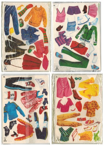 Vintage paper dolls lotto - paper,