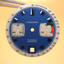 Cadran de montre Valjoux 7733 - Chronograph Ø30mm [NOS] (Watch dial)